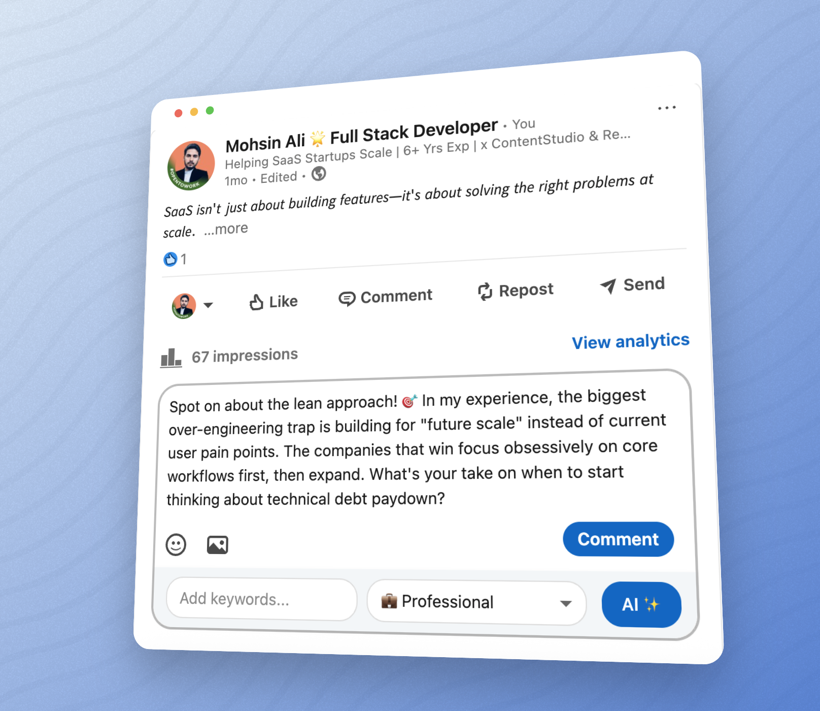 AIReplyBee Feature